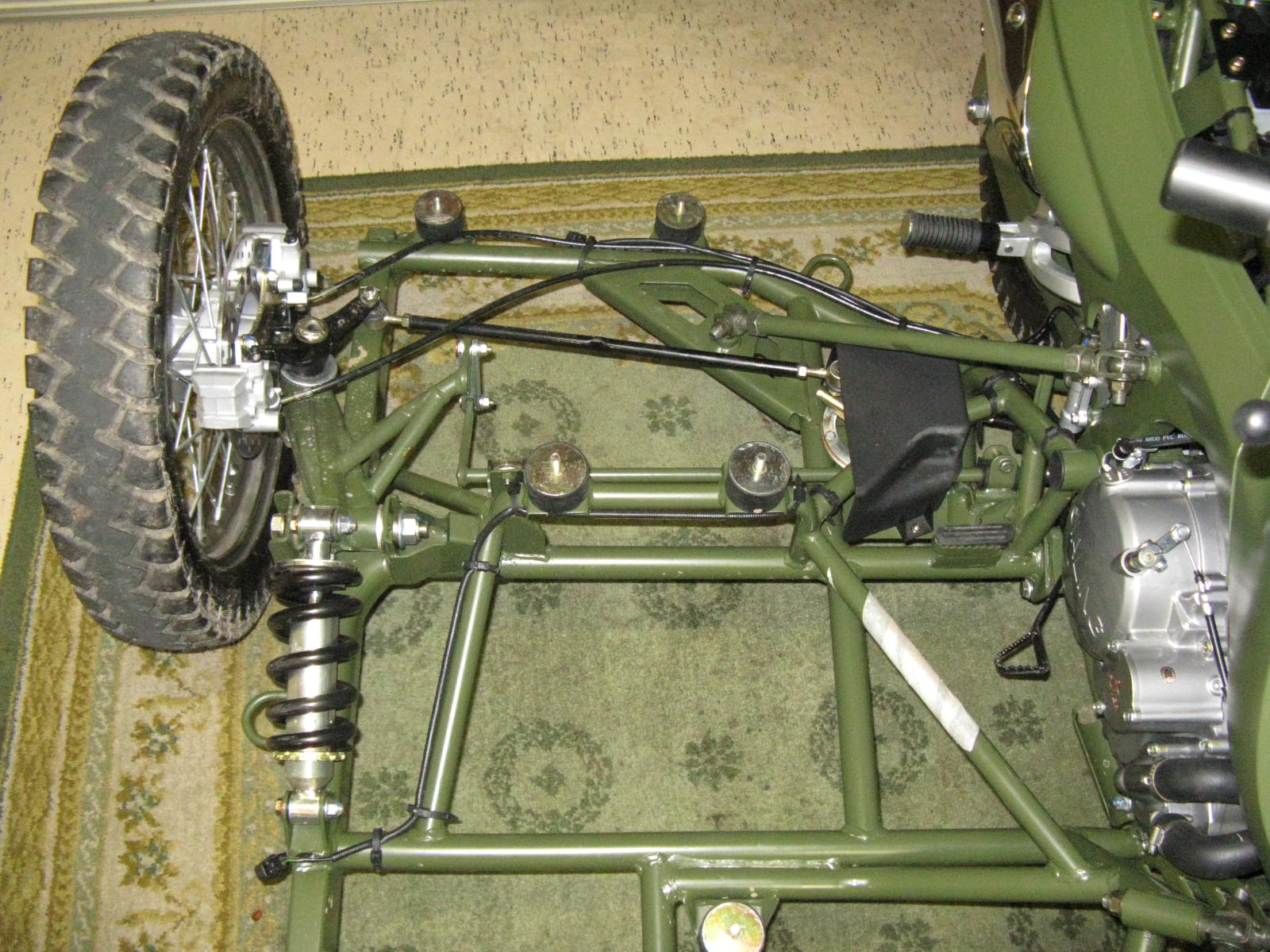 Мотоцикл с коляской jh600b a с 600